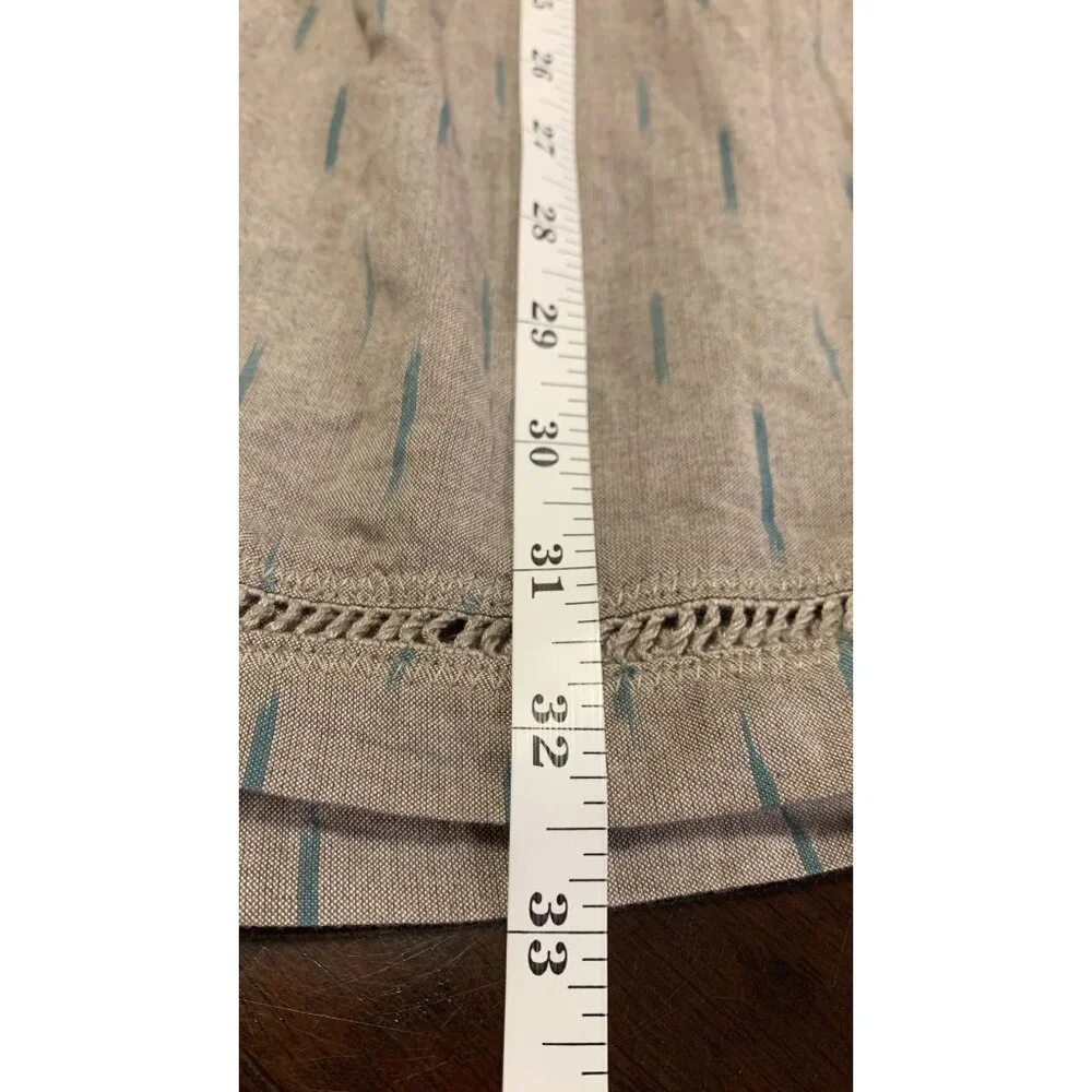 Toad & Co L Organic‎ Cotton Coastal Lightweight Midi Dress Smocked